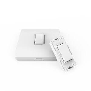 Kinetic dimmable grid switch white