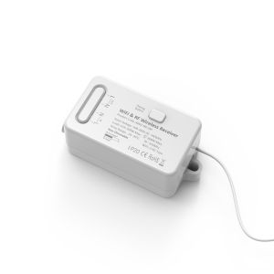 Receiver RF &amp; Wifi for kinetic switch 1 channel IP20 white