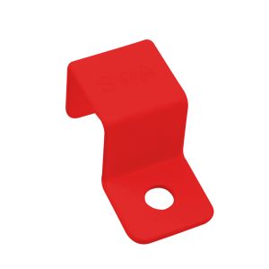 BS 7671 Amendment 3 Trunking Clips - 16 x 16mm external red