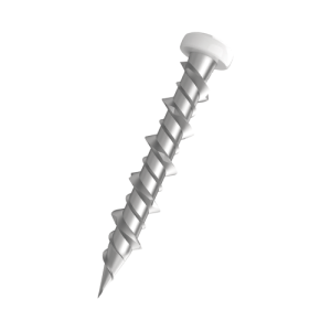 No Wall Plug Fixing Screw 6.5 X32 White Pack of 100
