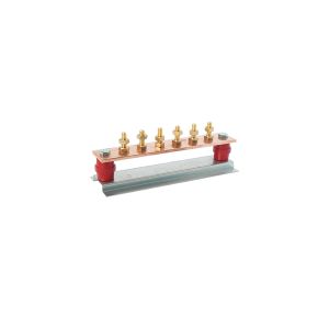 6-way copper earth bar