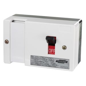 100A fused switch unit insulated c/w 100A &amp; 80A fuse