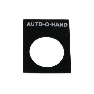 22mm Legend plate hand off auto