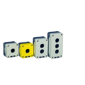 Plastic Control Station Enclosures - 1 position empty control station grey