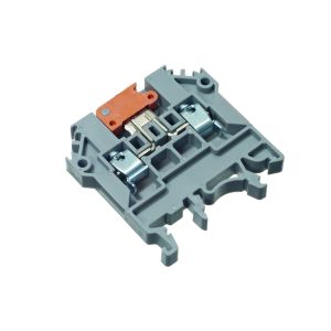 Double Deck, Knife Disconnect, Fuse Terminal - Knife disconnect terminal 4mm<sup>2</sup> grey