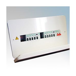 Populated Consumer Unit with Switch, RCD&#039;s &amp; MCB&#039;s Fitted - 6 + 6 consumer unit including 8 MCBs