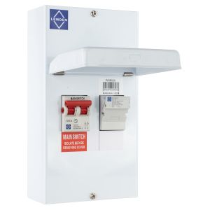 Fused Switch 100A SP&amp;N Metal IP20 (no fuse)