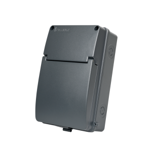 Garage unit 63A RCD 6&amp;16A MCBs IP65 grey