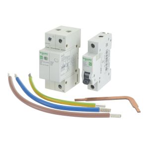 Surge Arrest Kit T2 1P-N 20kA c/w MCB &amp; links