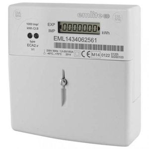 100A single phase MID approved meter import/export + ext cover