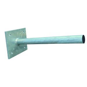 Flat &amp; Corner Wall Brackets - Flat wall lantern bracket 0.3m 34mm tube