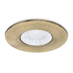 Downlight Bezel fixed aluminium brushed brass