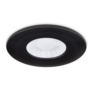 Downlight Bezel fixed aluminium black