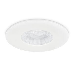 Downlight Bezel fixed aluminium white