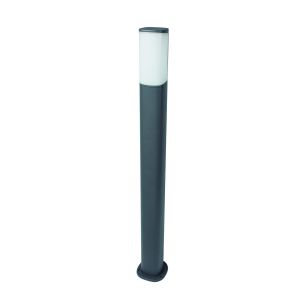 Wall &amp; Bollard Lights - 7W IP54 LED bollard, 3000K, 800mm dark grey