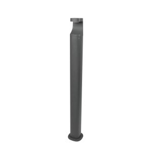 Wall &amp; Bollard Lights - 7W IP54 LED bollard, 3000K, 800mm, dark grey
