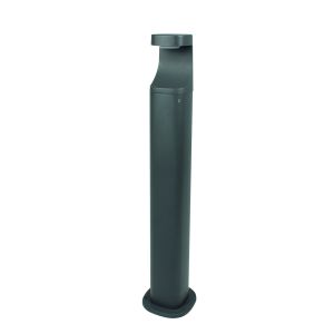 Wall &amp; Bollard Lights - 7W IP54 LED bollard, 3000K, 500mm, dark grey