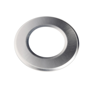 Bezel for LED downlight brushed chrome