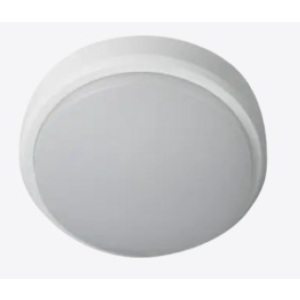 Circular slim LED bulkhead 8/12/18W IP54 3CCT white &amp; black trims