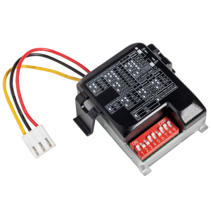 Microwave sensor plug-in for weatherproof luminaire