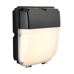 Wall pack 20/30W 3CCT IP65 black IK10