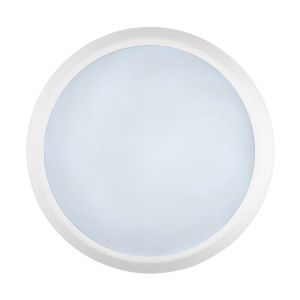 Bulkhead circular 8/12/15W 5CCT IP65 white cond ko + mw