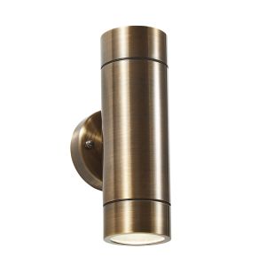 Up/down light 2xGU10 IP54 Bronze