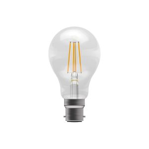 4W LED Coloured Filament GLS Lamp - BC Amber