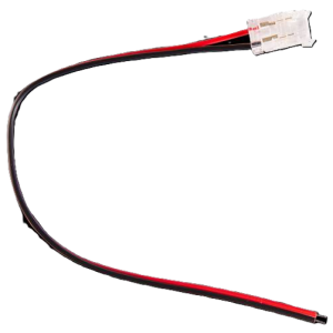 Pre-wired connector IP20 for LED COB strip white 8mm