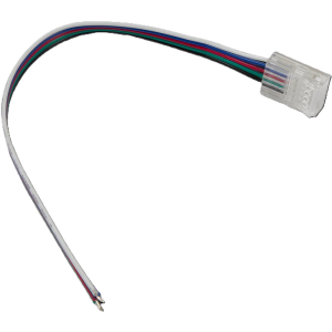 Pre-wired connector IP20 for LED strip RGBW 12mm
