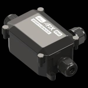 Junction box IP65 3 Way 3 Core medium black
