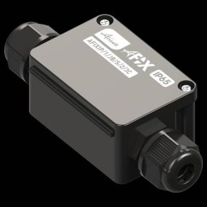 Junction box IP65 2 Way 3 Core small black
