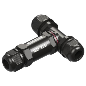 T-Junction connector 5 core black