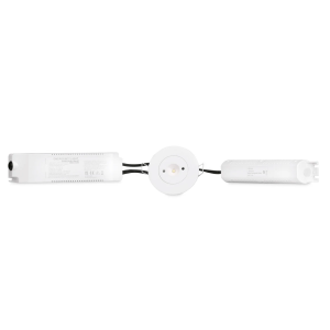 Recessed emergency downlight 3W LiFePo4 self test