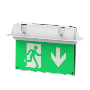 5 in 1 Emergency Exit Sign with full Legend