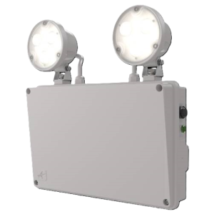 Emergency twin-spot IP66 500lm white