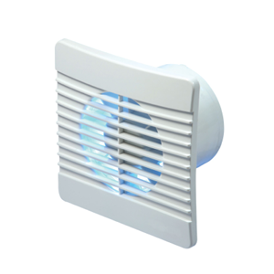 100mm Low Voltage Axial Fans - Low profile, low voltage fan with humidistat