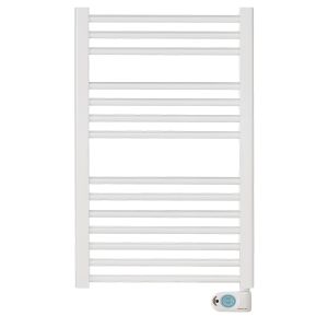 Towel rail 300W 870x500mm white + thermostat &amp; control
