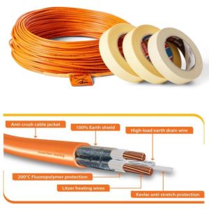 1630W 3mm Undertile heating cable