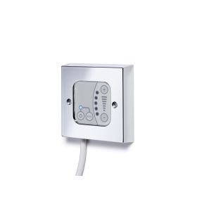 Towel rail energy controller &amp; run back timer 800W chrome