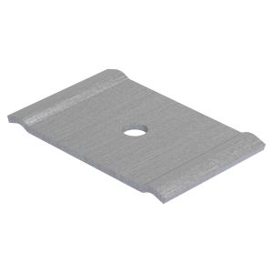 Cable Basket Hold Down Clamp 6mm Hole BZP