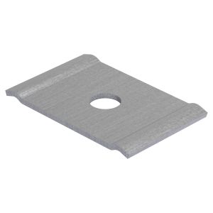 Cable Basket Hold Down Clamp 10mm Hole BZP