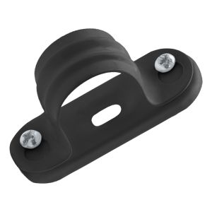 20mm Steel Spacer Bar Saddle Black 10pk
