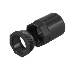 PVC Conduit Female Adaptor - 20mm - Black