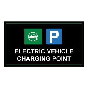 EV parking sign
