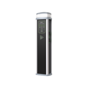 Smart EV charge pedestal 7.4kw 4 x T2 socket blk
