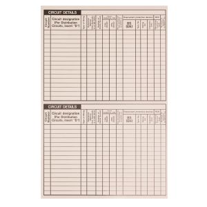  Circuit detail label - 148 x 110mm Pk20