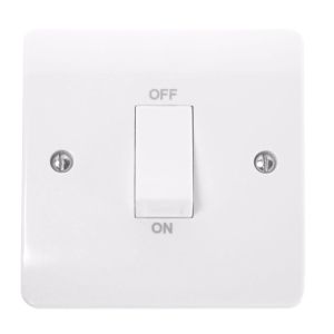 45 Amp DP Switch &amp; Cooker Controls - 1 gang switch