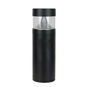 20W 630mm flat top bollard, black, 2CCT, 1800lm