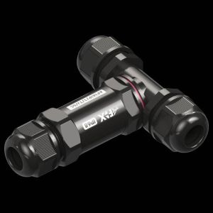 T-Junction connector 5 core black